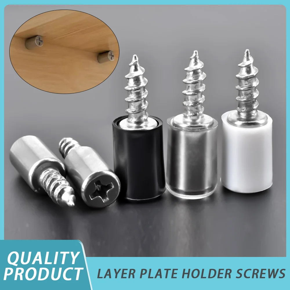 2-20 szt. Wkręty do stojak na talerze wkrętów samogwintujących zintegrowane wkręty z tuleja ślizgowa wspornik półki gwoździami