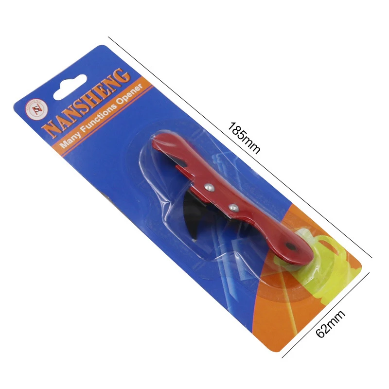 Abrebotellas portátil para el hogar, accesorio de cocina, abridor de botellas, 3 unidades