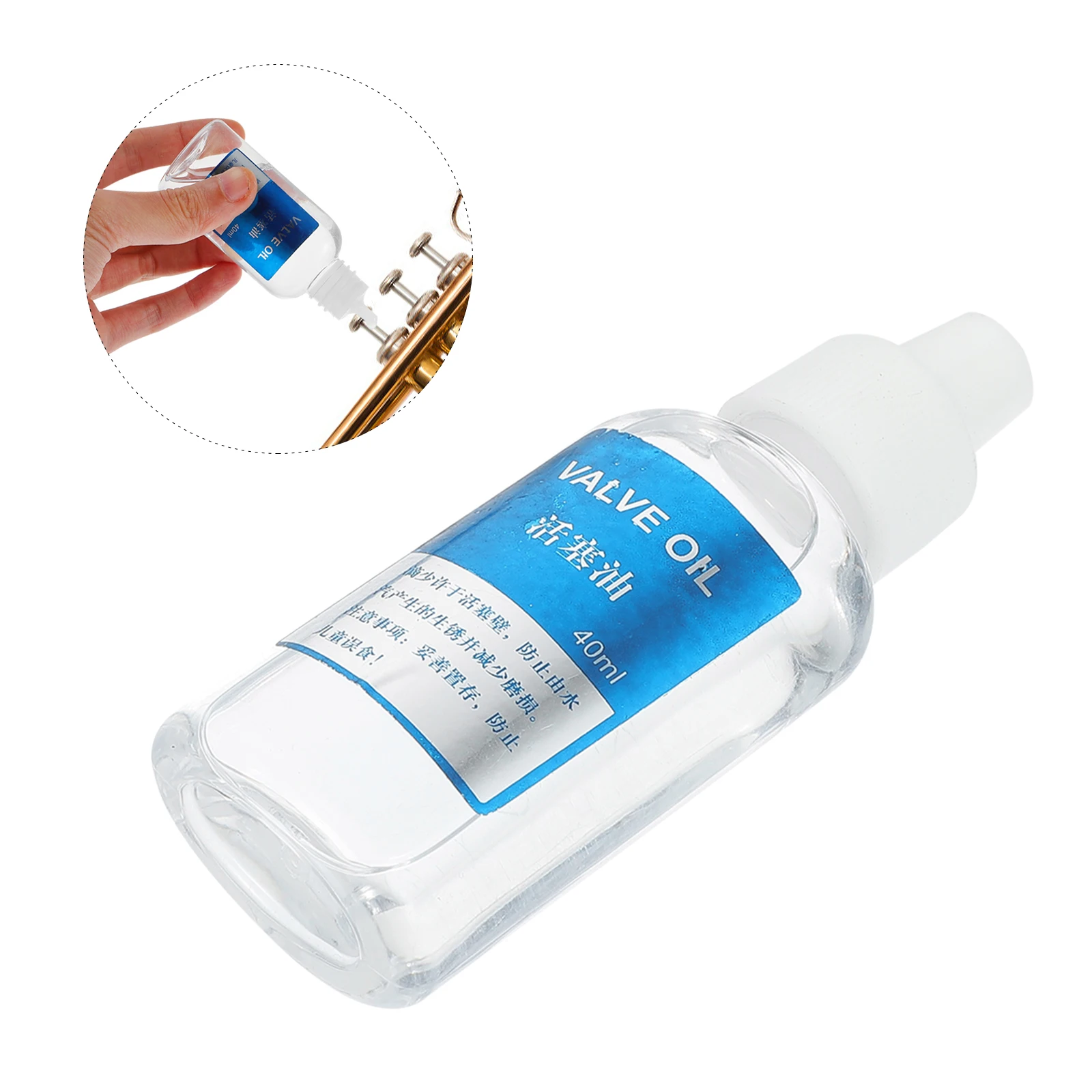 

2Pcs Trumpet Lubrication Oil Brass Instrument Piston Oil Rust Preventing Liquid Lubricant for Valve Maintenance Friction