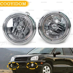 Front Fog Light For Hyundai Santa Fe Santafe 2001 2002 2003 2004 2005 2006 Reflector Lamp Foglamp Driving Light foglights