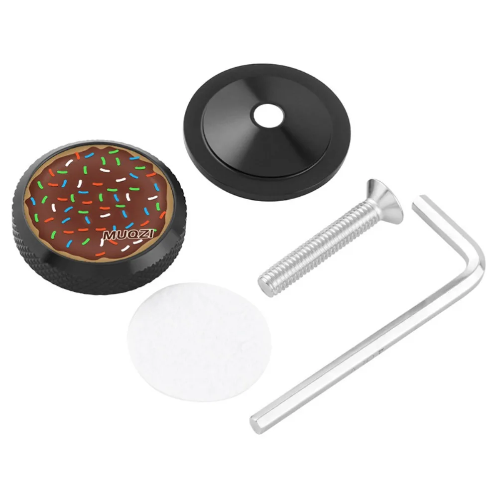 

1 Set Halloween Style Bicycle Stem Cap Aluminum Alloy Waterproof Bike Bowl Sealed Cap with Screws&Hexagonal Wrench Durable