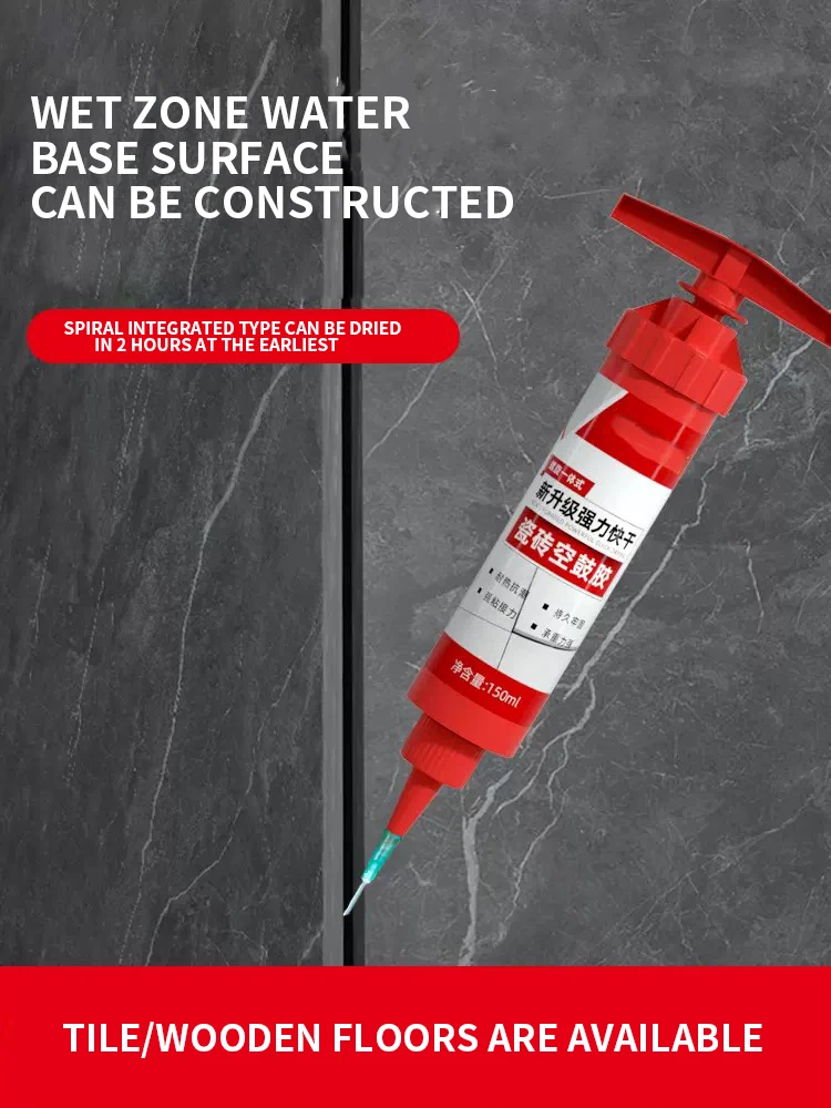 Imagem -05 - Quick Drying Ceramic Tile Hollow Drum Adesivo Forte para Reparar Tile Warping Injection Fill Special Adhesive