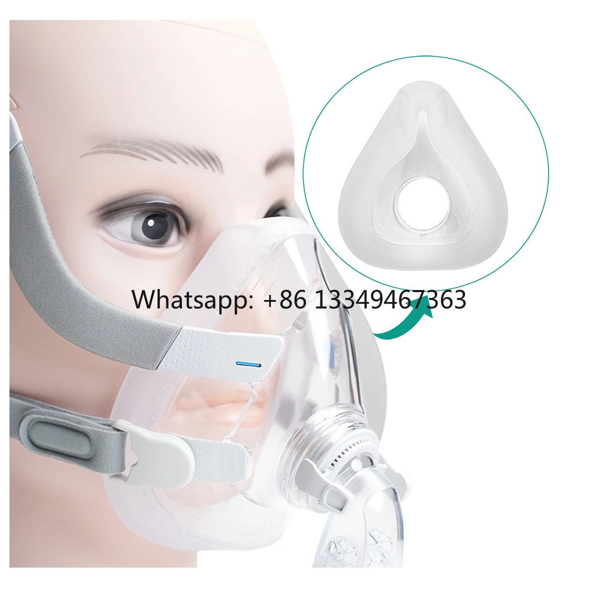 

In Stock M Size 1pc Replacement Cushion for F20 Mask - Silicone Sleeping Cushion, Machines with Accessories, Breathe Right Hot
