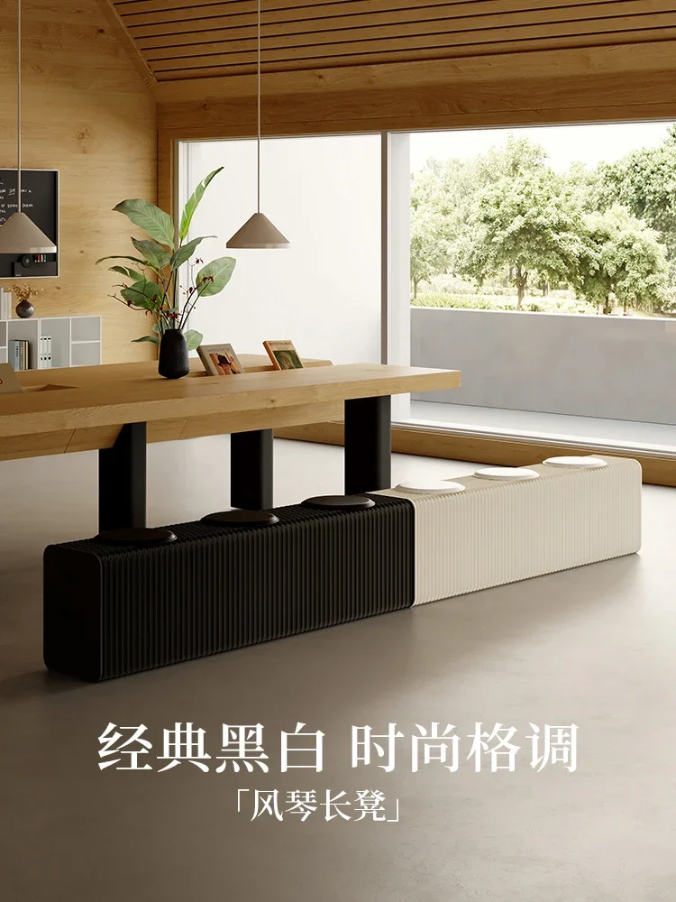 Household sofa stool shoe changing stool stackable folding storage organ paper stool light luxury advanced