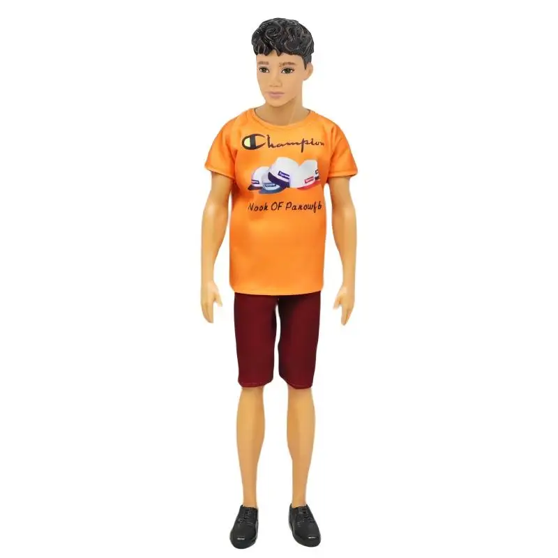 かわいいアイテム 12インチ 男性ドール 子供のおもちゃ ケン人形 ファッション服付き トップス パンツ 靴  迅速発送 子供向けプレゼント DIY