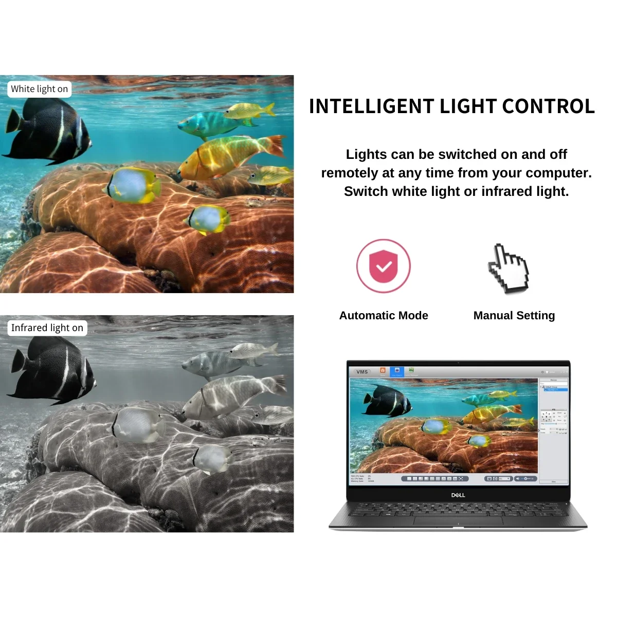 BARLUS dual tube high-light underwater industrial  comes with one complementary lights and high-definition pixels