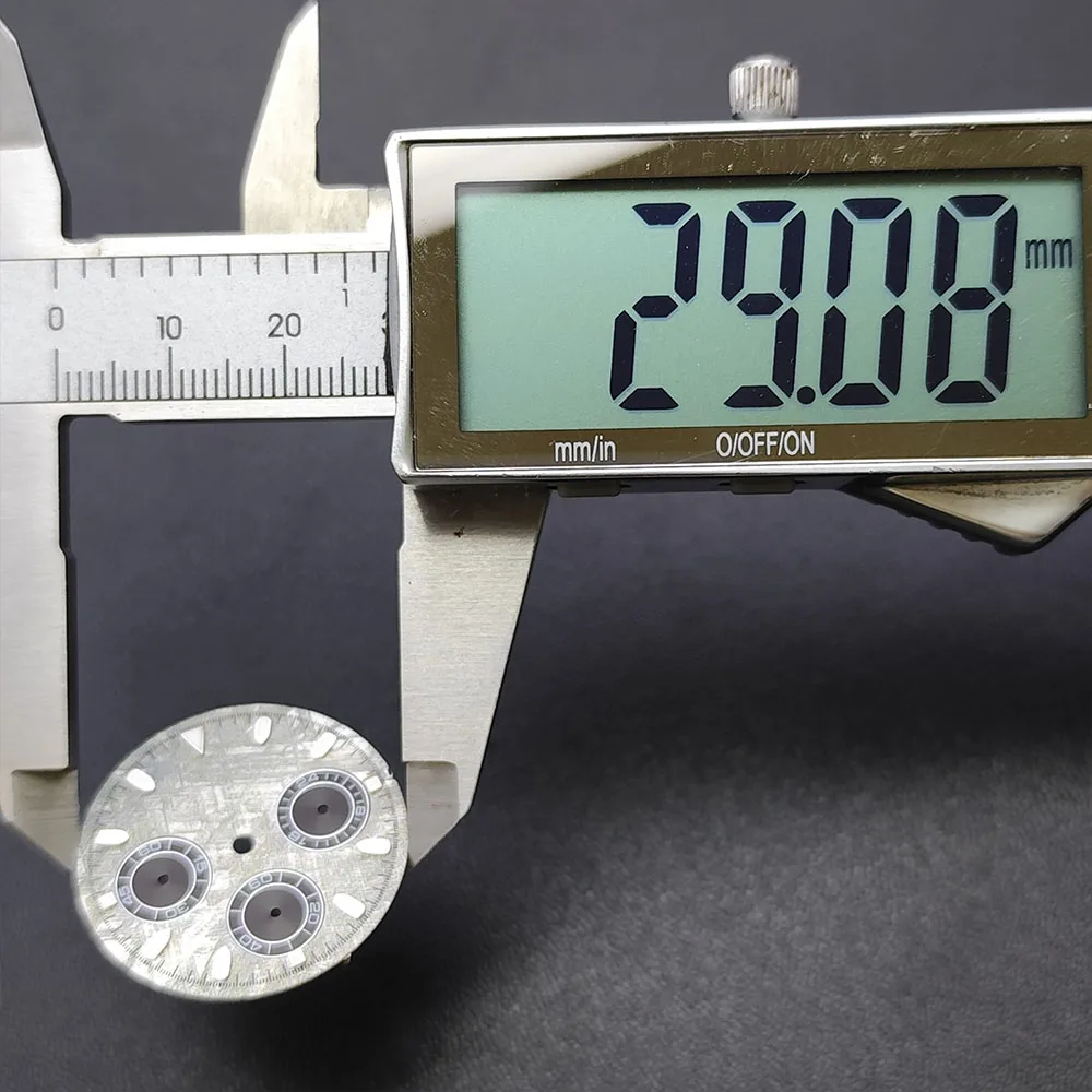 ل VK63 29 مللي متر الباندا الهاتفي ل VK 63 حركة الكوارتز مضيئة ساعة ملحق أجزاء أنيق ساعة رجالي مؤشر الاتصال 6-الأيدي