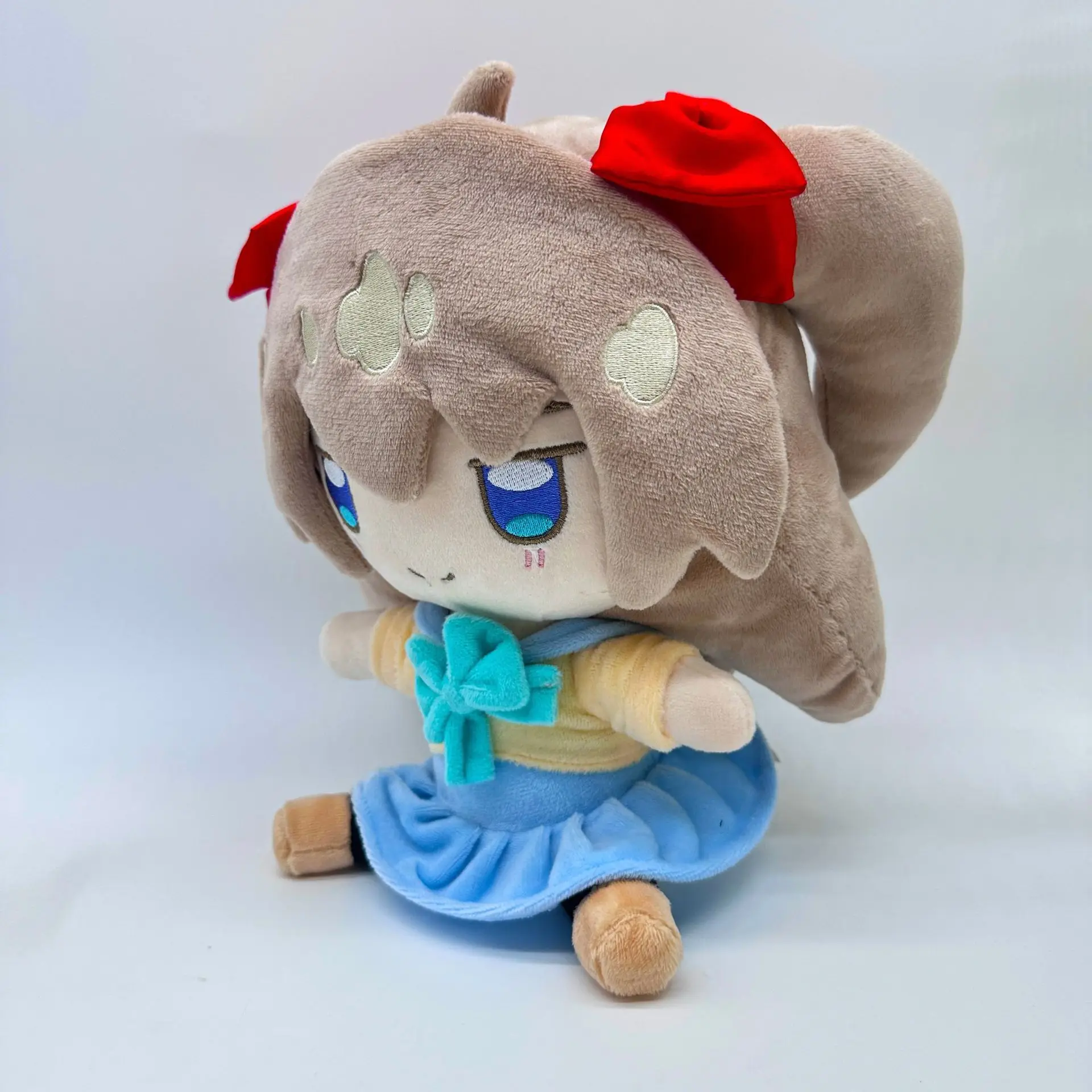 ของเล่นตุ๊กตาการ์ตูน neuro-Sama หมอนตุ๊กตามือ plushie รูปการ์ตูนโฮลโอลีฟเกี่ยวกับประสาทซามาหมอนสำหรับตกแต่งเตียงโซฟาของขวัญวันคริสต์มาส