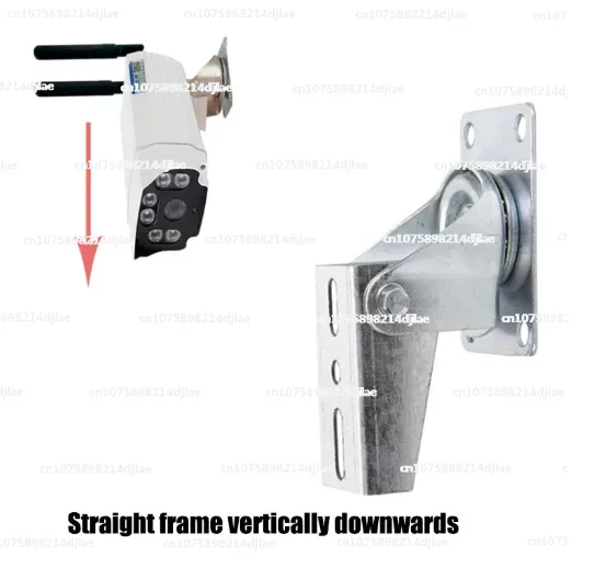 Fixed bracket for crane surveillance camera wireless crane bridge gravity vertical base bearing rotation fixed bracket