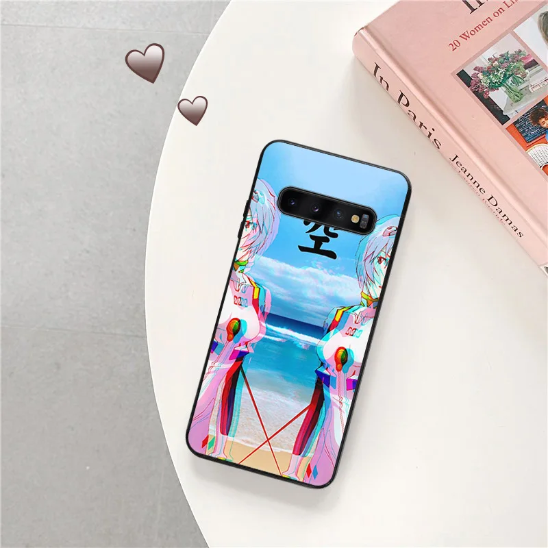 Ultra Thin Matte Silicone Soft Case For Samsung S24 Ultra S23 FE S22 Plus S21 S20 S10 Note20 LEWD Vaporwave Girl Anime Cover