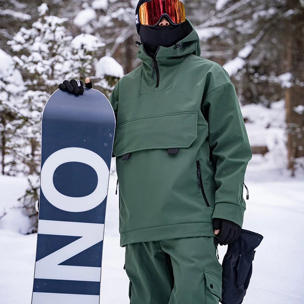 PRIME-traje de esquí para hombre y mujer, conjunto de Sudadera con capucha para Snowbaord, abrigo de esquí Cálido impermeable para exteriores,