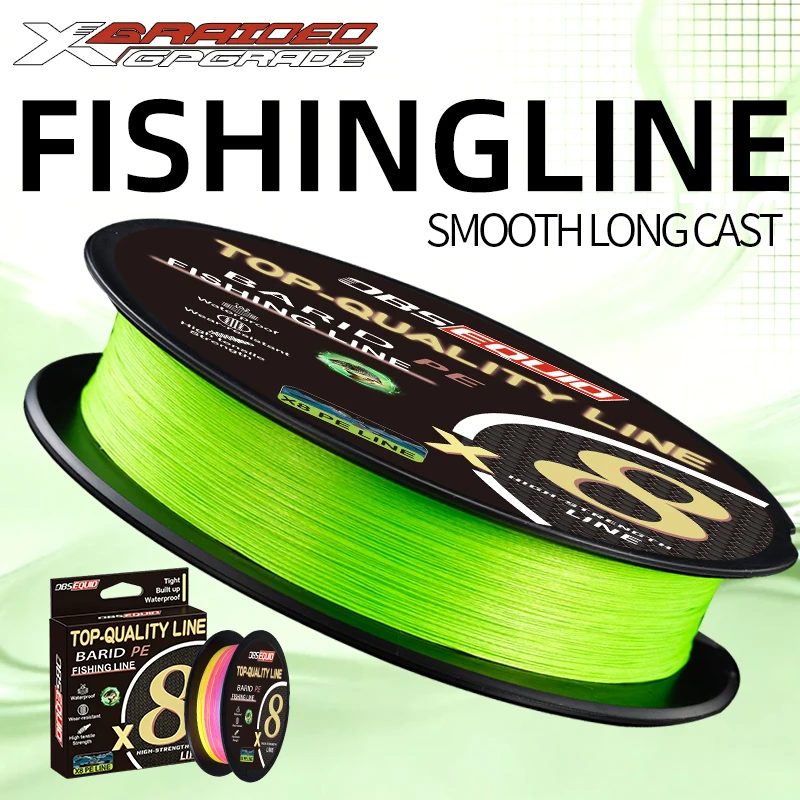 

OBSEQUIO 8 Strand Braided Fishing Line 100/150/200M X8 PE Line fishing accessories For fishing equipment carp Braid Wire