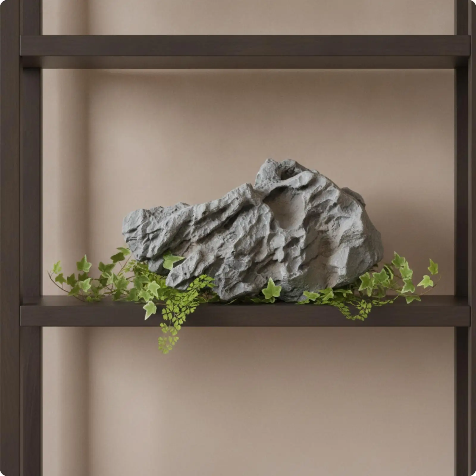 Wall Mounted Artificial Stone Decorative Rock PU Faux Stone Ornament for Photography Backdrop Creative Interior Design Accent