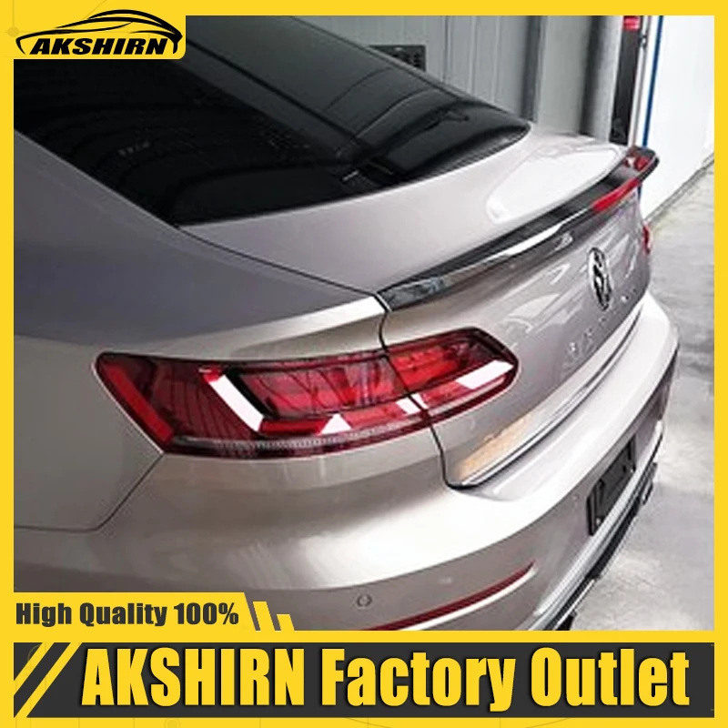 For 2019 Volkswagen New CC Arteon Spoiler High Quality ABS Material Primer Color Dar Tail Wing Decoration Rear Trunk Spoiler