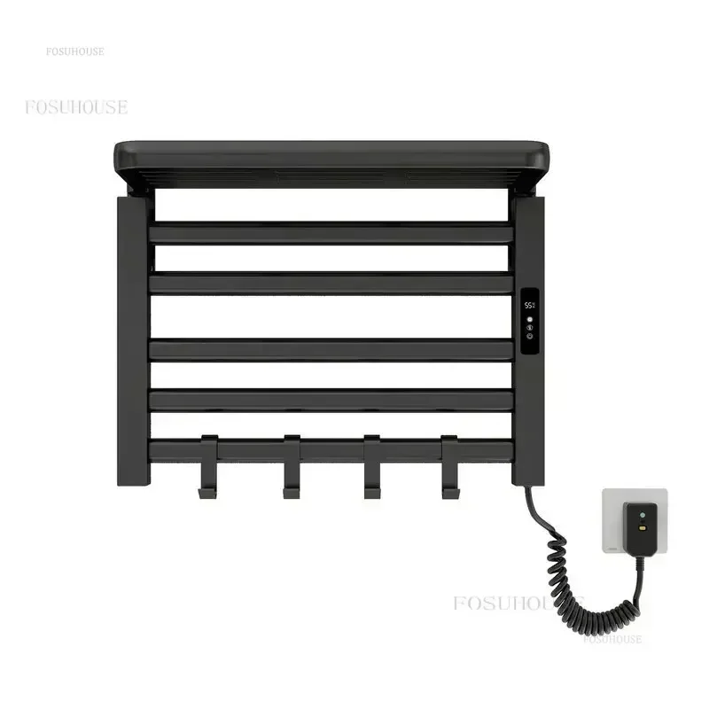 Smart Towel Warmers Bathroom Electric Heated Towel Rail Bathroom Bathroom Shelf Constant Temperature Drying Electric Towels Rack