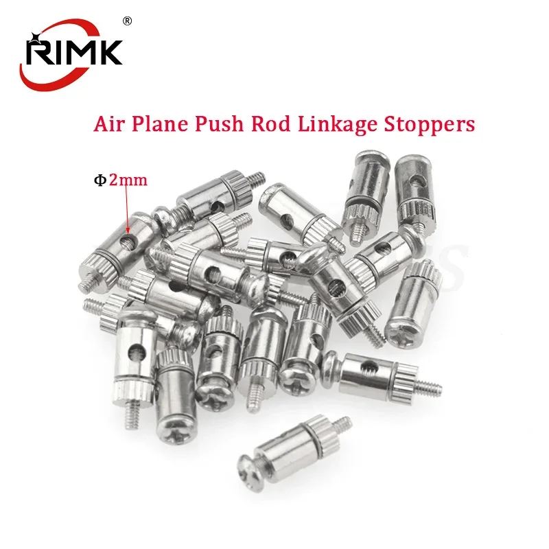 

10pcs/ 20pcs RC Airplane Push Pull Rod Linkage Stoppers Servo Connectors D2.0mm Rod Servo Connection Rc Tools