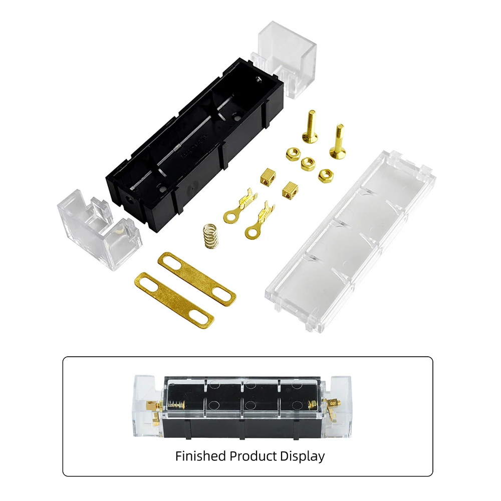 DIY-Batteriehalter für 18650 21700, Verbindbare Box, Tragbarer Energiespeicher, Ohne Schweißen, Zapfenverbindungen – Detail 3