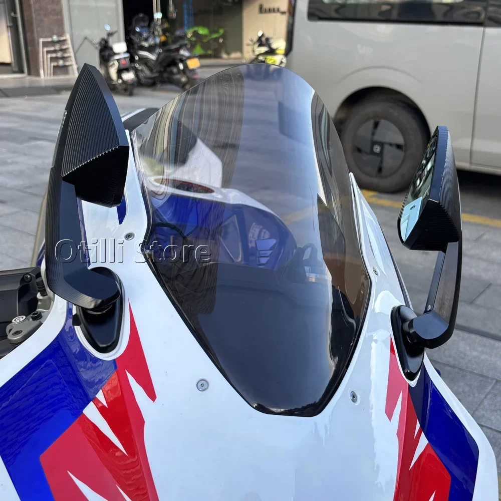 CBR1000RR دراجة نارية الرؤية الخلفية LED بدوره إشارة المرايا الجانبية الأسود لهوندا CBR1000RR CBR 1000RR CBR1000RR-R Fireblade 2019-2025 #4