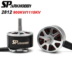 SPARKHOBBY-Motor sem escova para drones Quadcopter, XSPEED 2812, 900KV 1115KV, 3 ~ 6S Lipo, eixo de saída 5mm, hélice 9 Polegada, 3,5 kg, drones X8