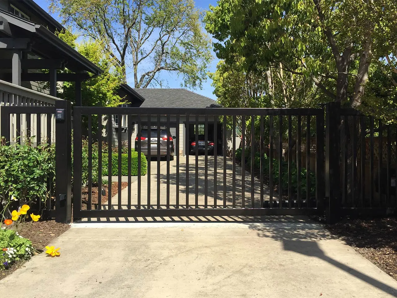 Factory Wholesale Latest Iron Gate Designs Iron Gate Lock Wrought Iron Gate