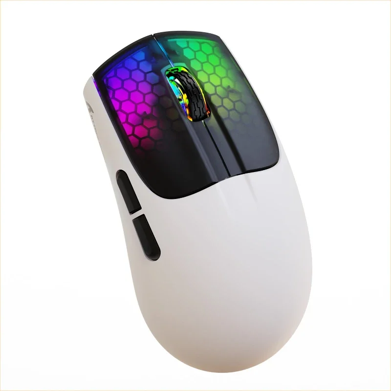 

X5RGB three-mode wireless mouse lightweight e-sports game bluetooth wireless wired mouse