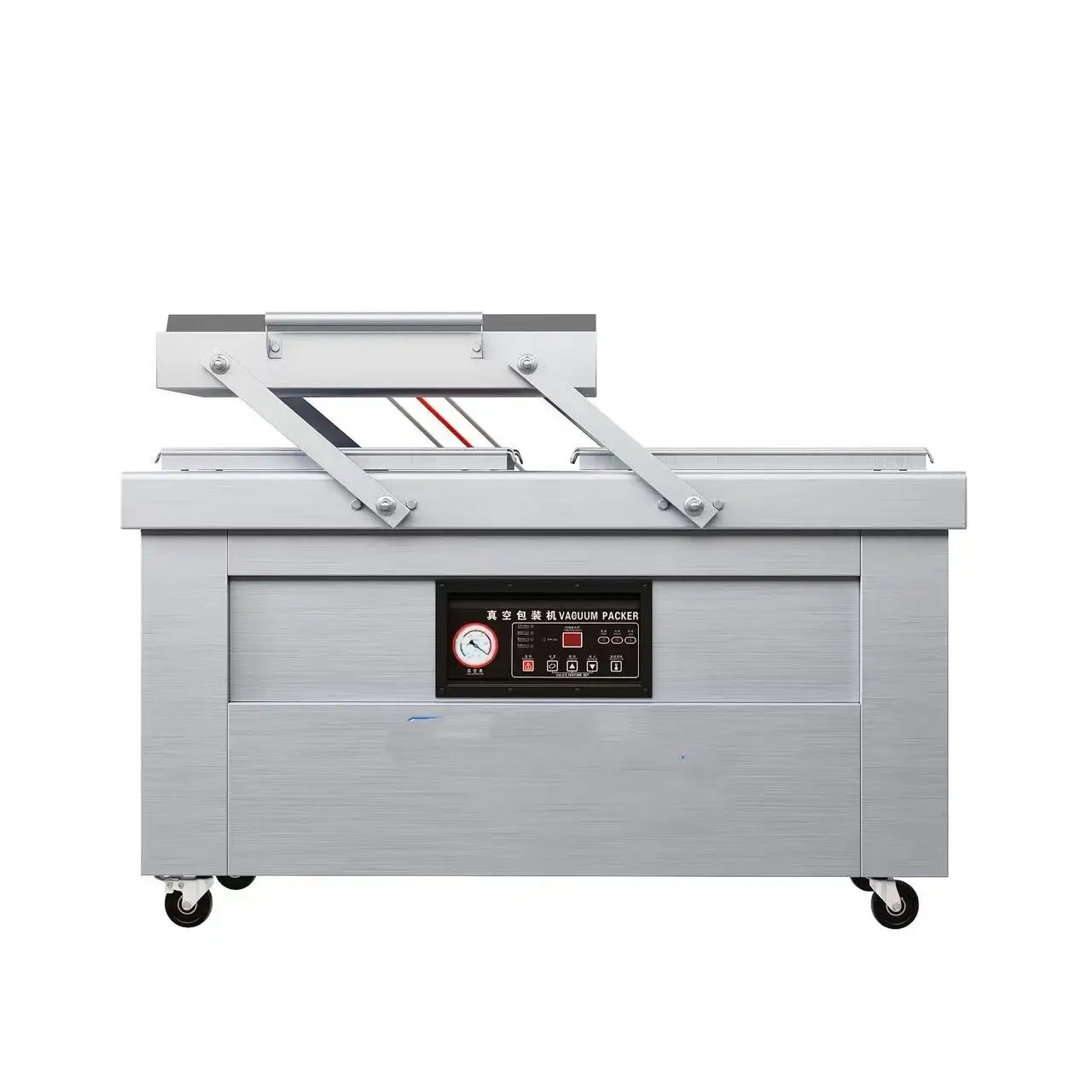 

Горячая продажа автоматическая вакуумная упаковочная машина двухкамерная машина для упаковки мяса и морепродуктов