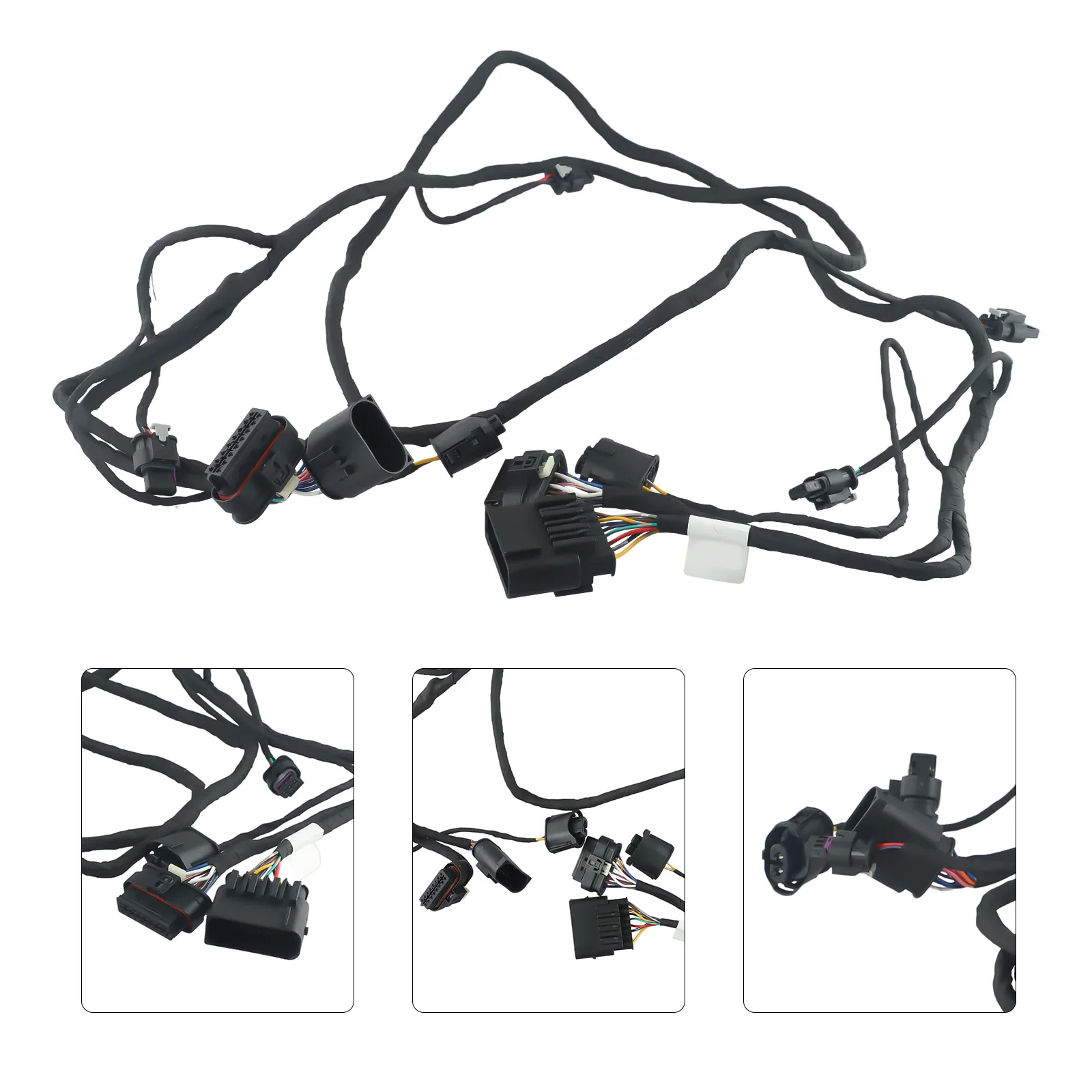 1pc 61129395453 Accessories Black Bumper Wiring Harness Practical Replacement Useful Brand New High Quality Part