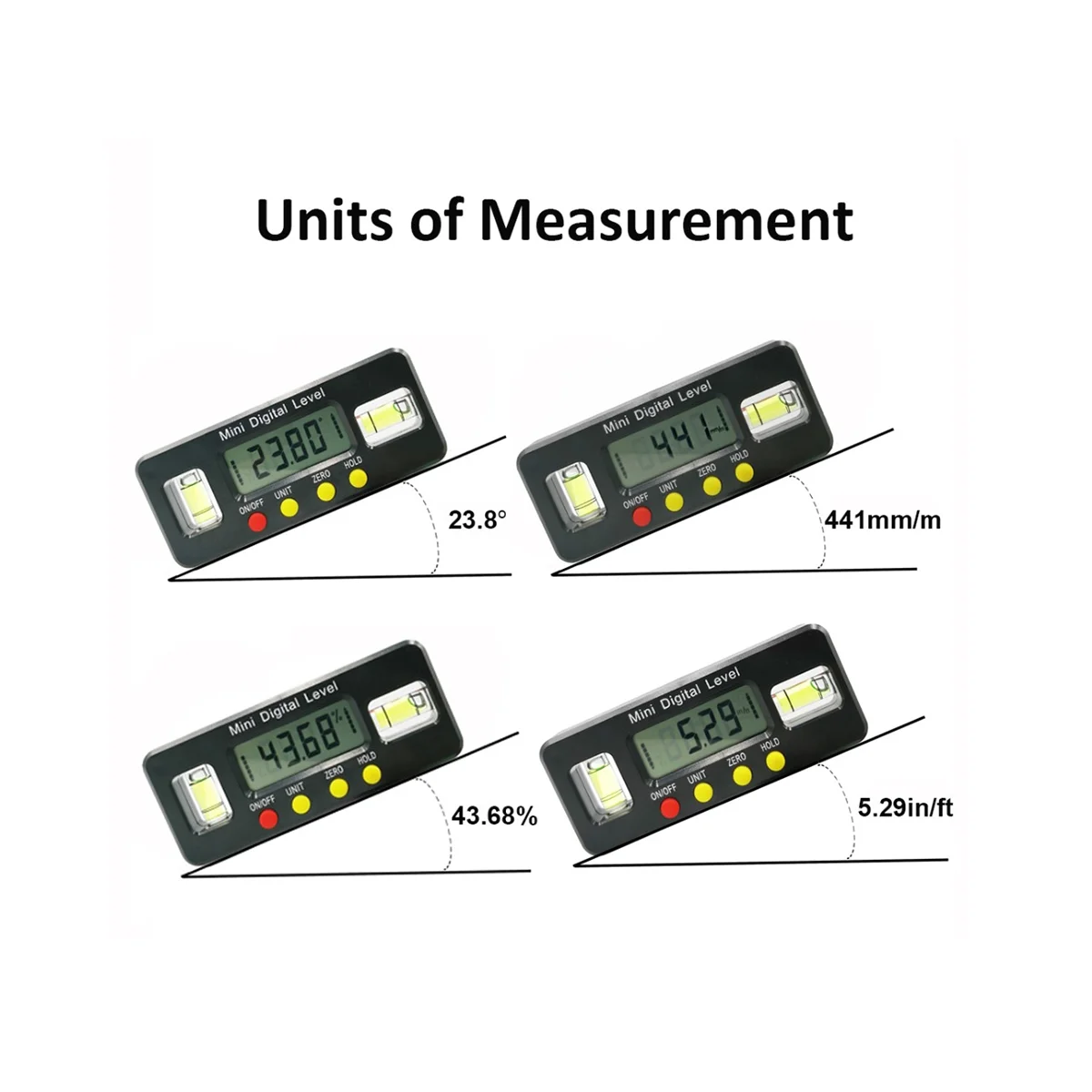 Цифровой уровень с магнитным основанием, 100 см