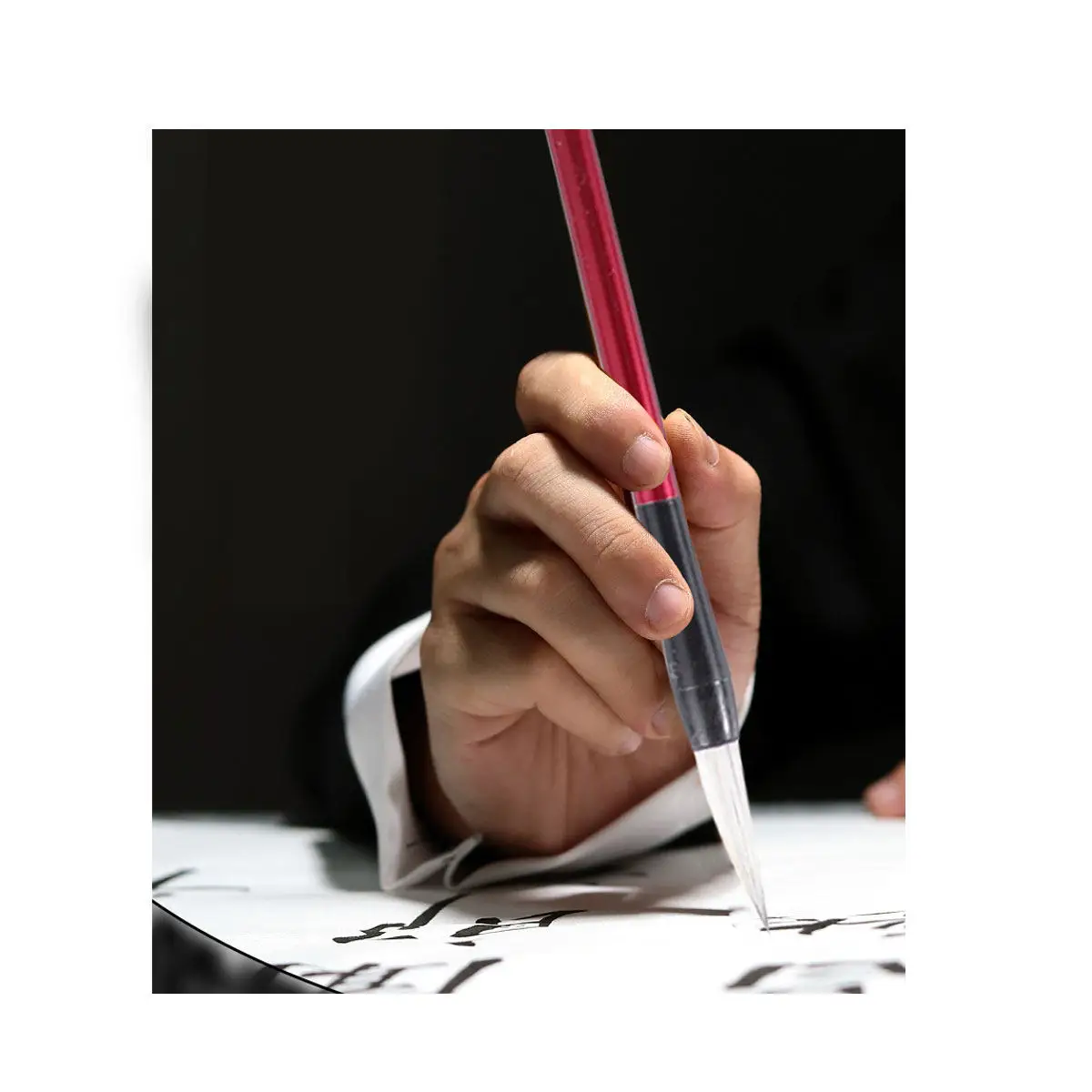 6Pcs No Ink Calligraphy Practice Set Water Writing Cloth for Beginners Eco Friendly Reusable Gridded Fabric Mat Save Ink Paper