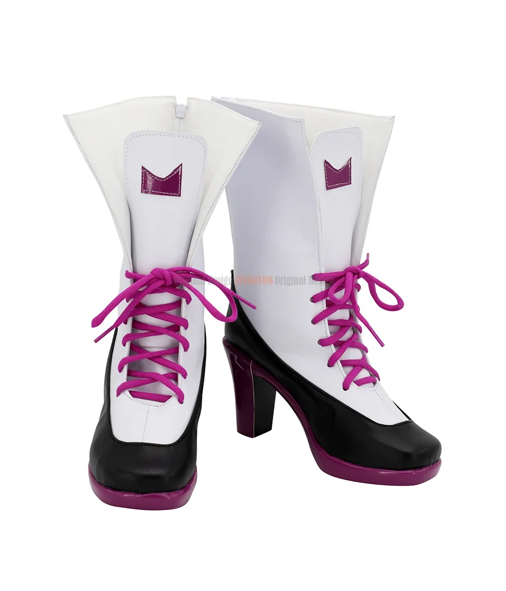 FGO Byibyi Schuhe Cosplay Fate EXTRA CCC Schwarz-mantel Mädchen Byibyi Cosplay Stiefel Weiß High Heel Schuhe Nach Maß