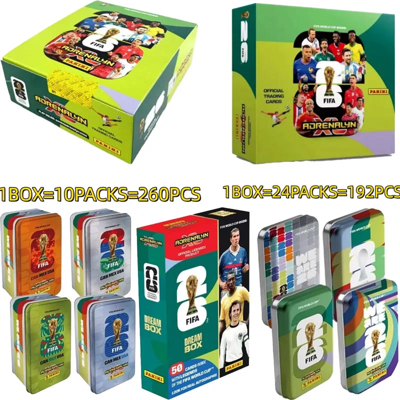 

Оригинальные коллекционные карточки Panini 2026 Adrenalyn XL FIFA World Cup: Полная серия карточек футбольных звезд, коллекционные подарки для фанатов