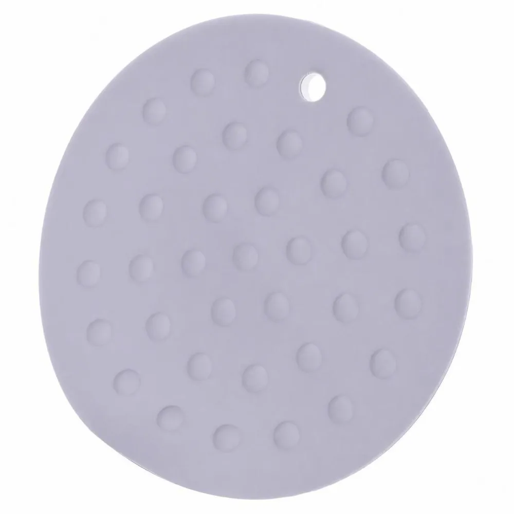 4Pcs Silicone Heat Insulation Pad Anti Scald Structure Concave Convex Pot Coaster Foldable Practical Table Mat Dining Table