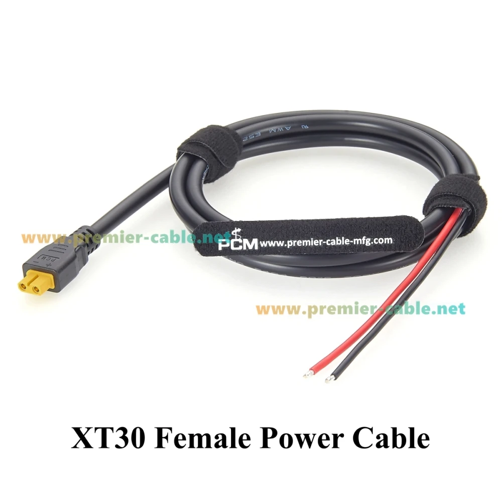 XT30 Stromkabel XT30 Buchse auf offenes Ende Pigtail-Kabel 16AWG Hochstrom für FPV-Drohne, LiPo-Akku, RC-Flugzeug, Solargenerator – Detail 5