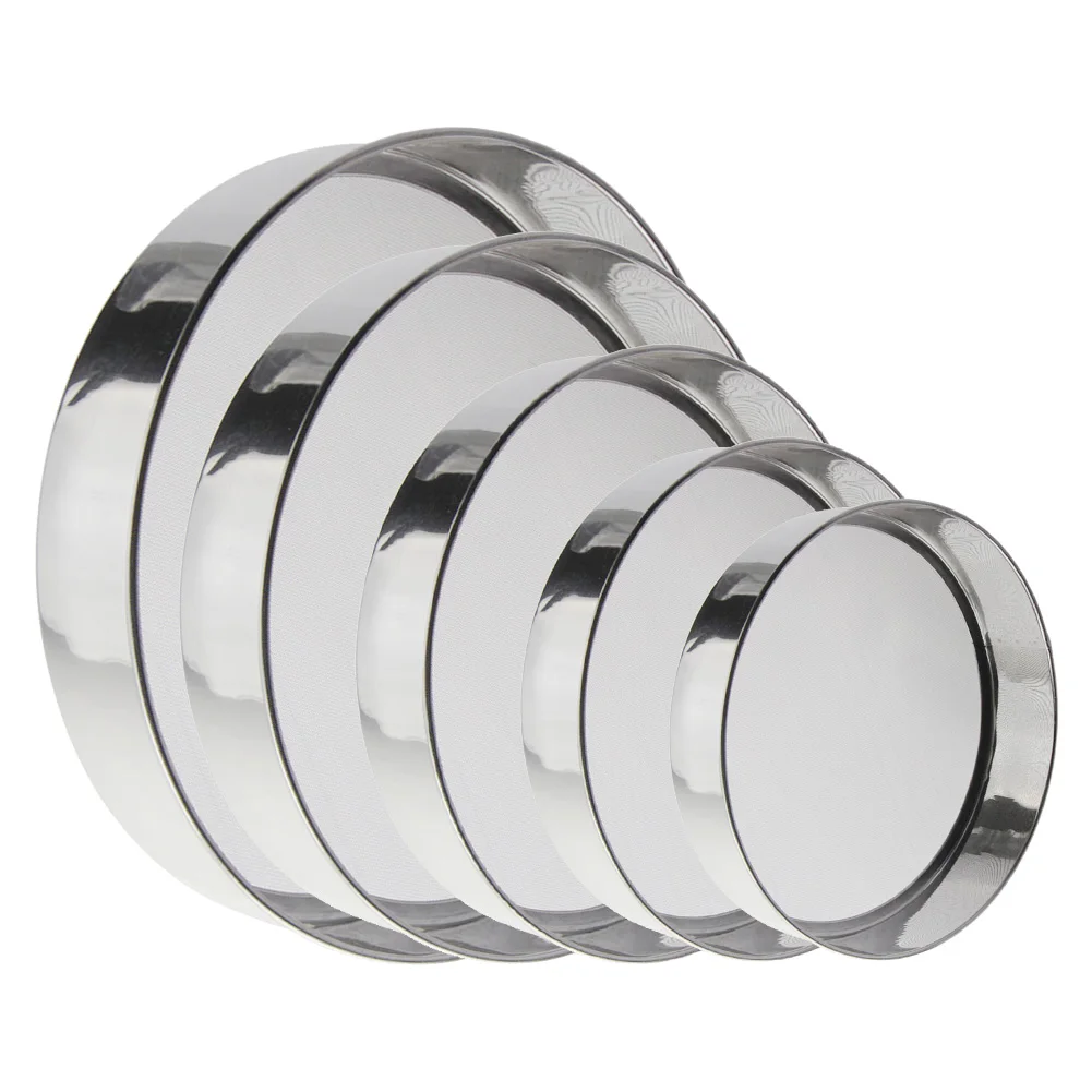 

10/12/15/18/20cm Flour Sifter Flour Sieve Stainless Steel Round Sieves Strainer With 40 Mesh Bakeware Kitchen Accessories