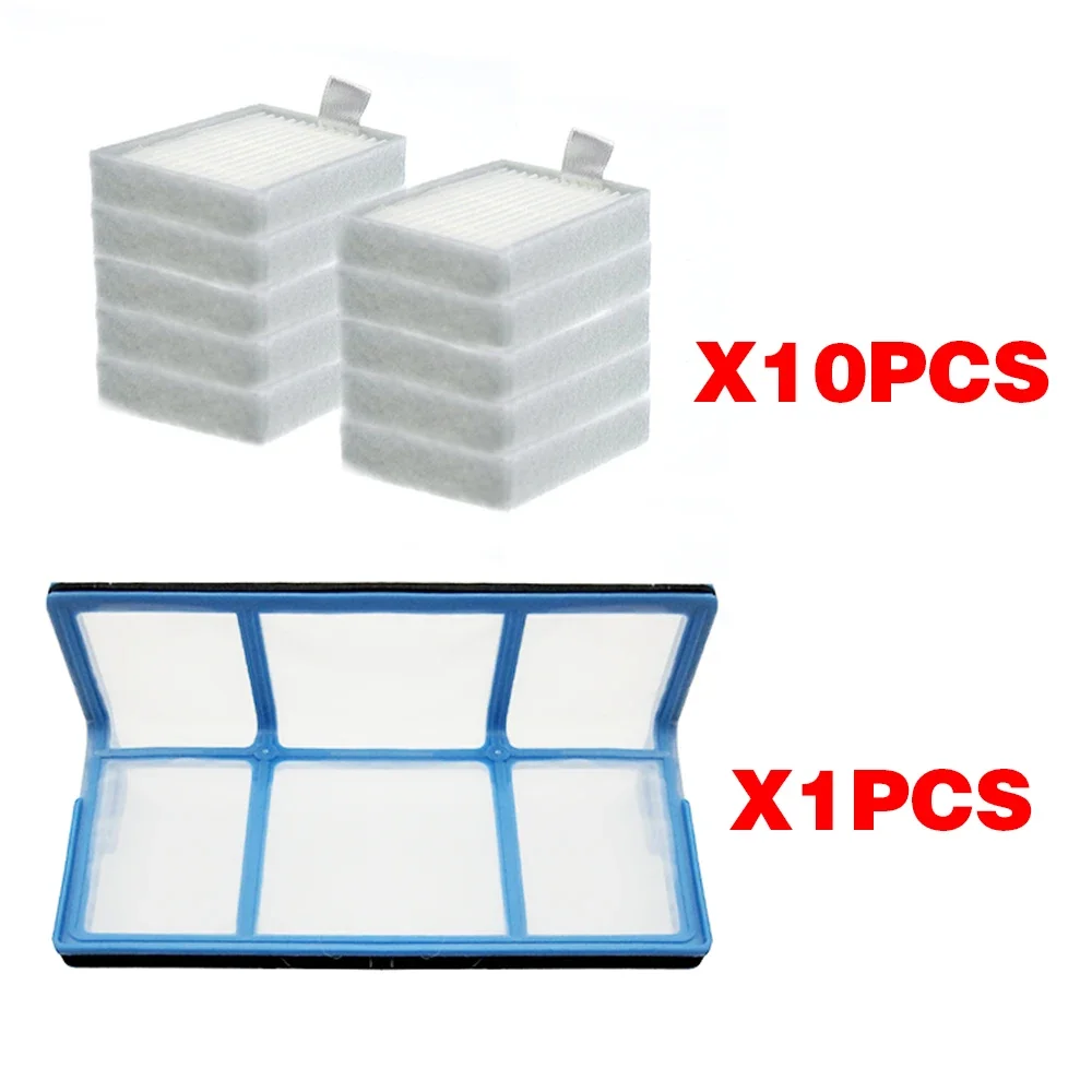 أجزاء المكنسة الكهربائية الروبوتية فرشاة جانبية مرشح الغبار الأساسي ممسحة فلتر Hepa لـ ilife v5 v5s V3 V3s v5pro V50 V55 x5 v5s pro