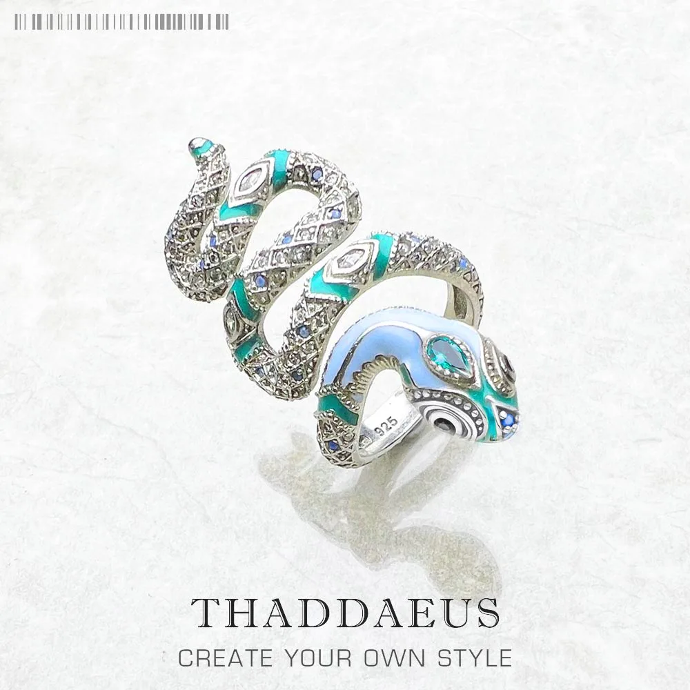 

Blue Snake Ring Brand New Bohemia Fashion Jewelry For Women