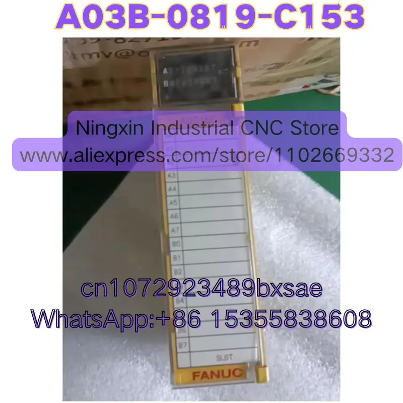 Second-hand A03B-0819-C153 A03B 0819 C153 IO Module Tested OK Quick Shipment