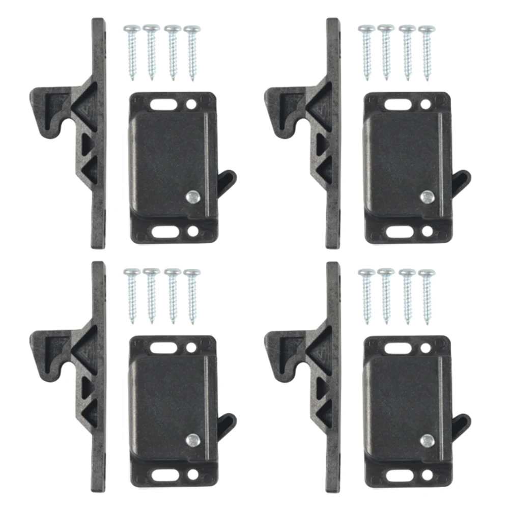 4 Pack RV Cabinet Door Latch Catch for RV Trailer Camper Cargo Trailer