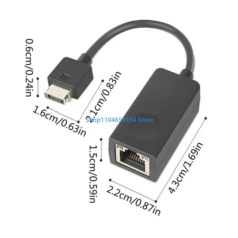 Para X13 L13 T14 P14S P15S P43S P53S X390 4X90Q84427 Conversores RJ45