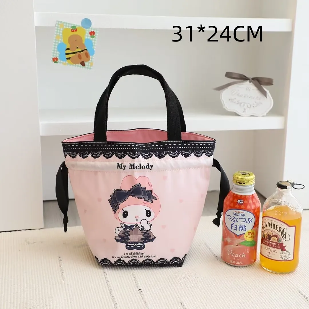 Sanrio Series Cosmetic Case Bundle Pocket Handbag Kawaii Kulomi Storage Bag My Melody Cute Bag