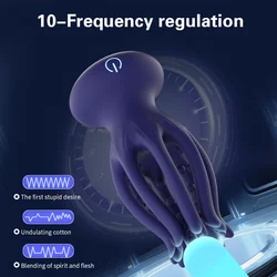 Glans Vibrating Male Masturbator 10 Speed Glans Trainer Penis Massager Vibrator Sex Toys For Adult Men Delay Endurance Exerciser