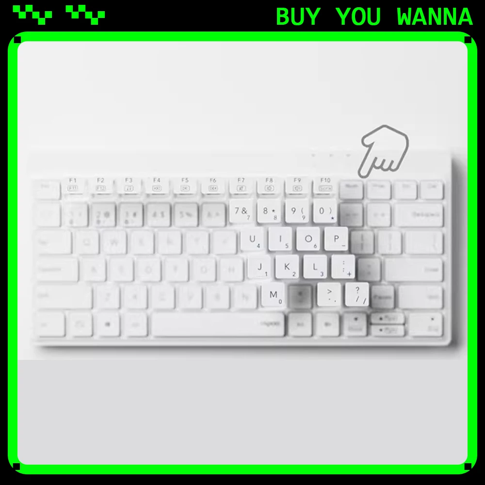 Rapoo 8000GT Wireless Keyboard Original Phase 3220 Engine 2400DPI 30IPS 10G Office Keyboard Light Tone For Pc Accessories Gifts