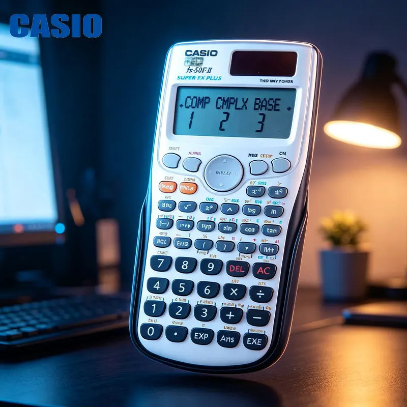 Casio FX-50FII/FX-82ES/MH-12/DH-12 Advanced slim scientific calculator - Classroom homework mathematical calculation tool