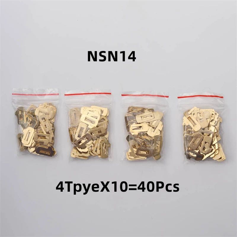 XIEAILI OEM 40Pcs NSN14 Lock Repair Accessories Car Lock Reed Lock Plate For Nissan Teana Sunny SYLPHY