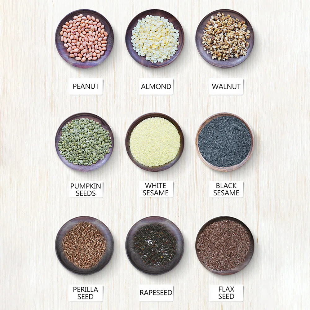 Commercial Oil Presser ในครัวเรือนสมาร์ทเครื่องกดน้ํามันอัตโนมัติ Commercial เย็นและร้อนกดไฟฟ้าเอาต์พุตน้ํามันสูง