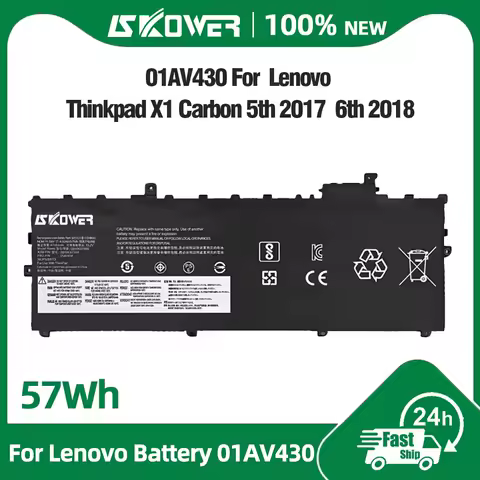 SKOWER 01AV431 Battery 01AV430 01AV494 for Lenovo ThinkPad X1 Carbon 5th 2017 6th 2018 Gen