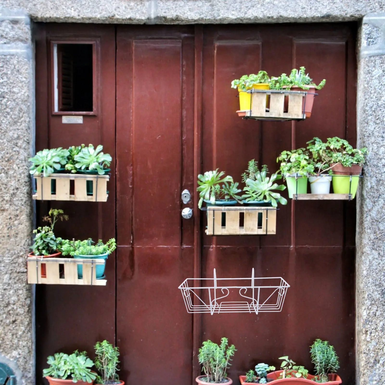 1pcs-premium-iron-balcony-flower-rack-hanging-railing-plant-pot-holder-vertical-gardening-space-saver-sturdy-wrought-iron