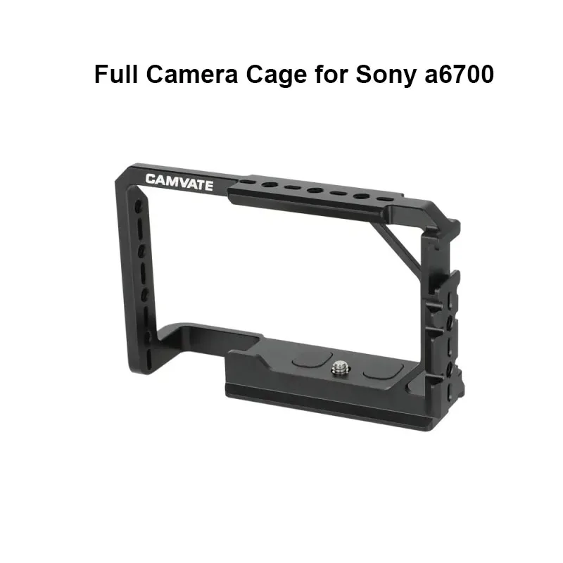

SZRIG Full Camera Cage For Sony Protection With Arca-Type Base NATO Rail For Create DIY Handgrip For Sony A6700 Cage