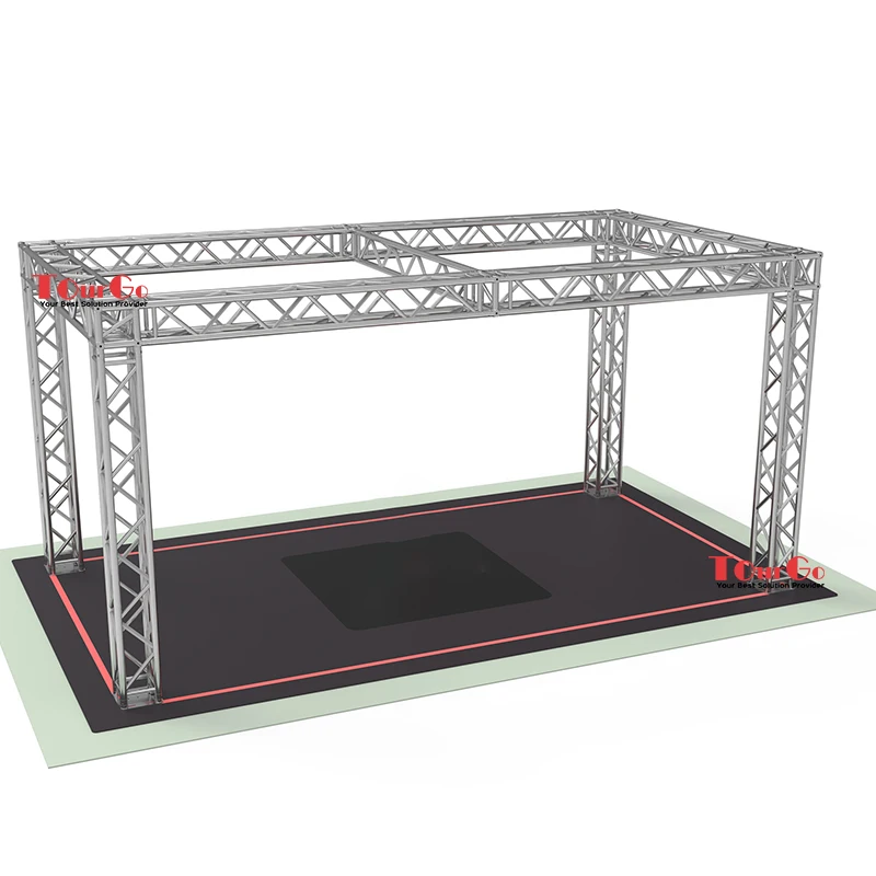 

10x20 Modern Aluminum Tool Free Displays Portable Trade Show Display Advertising Custom Design Exhibition Modular Booth Truss