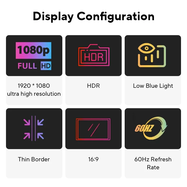 ZSUS 15.6-Inch Portable Monitor 1080P HDR 16:9 Low Blue Light For XBox PS4 / 5 Switch Cell Phone PC Loptop Extension image 3